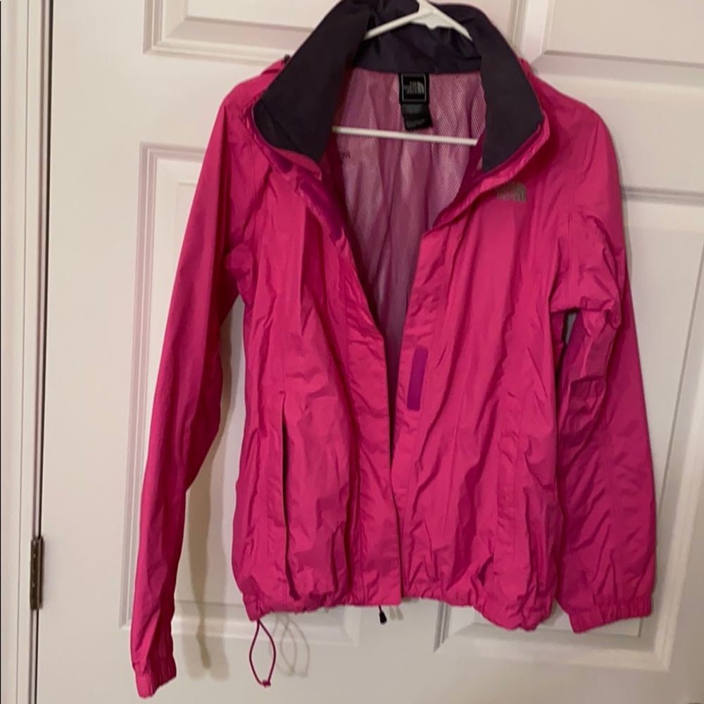 North Face rain coat